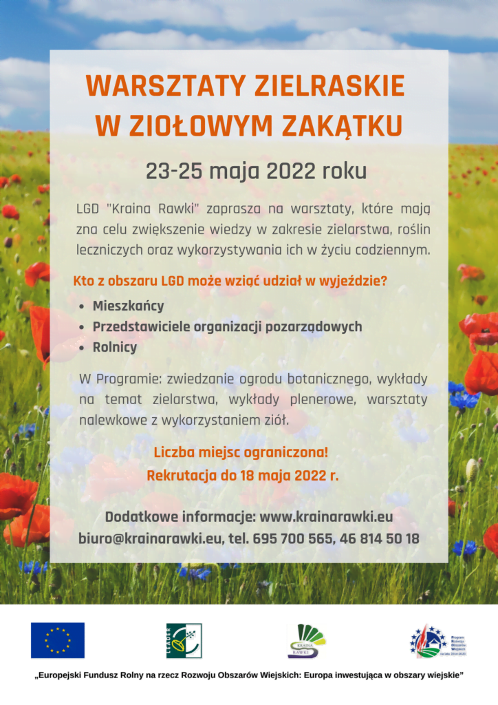 Plakat Warsztaty Zielarskie